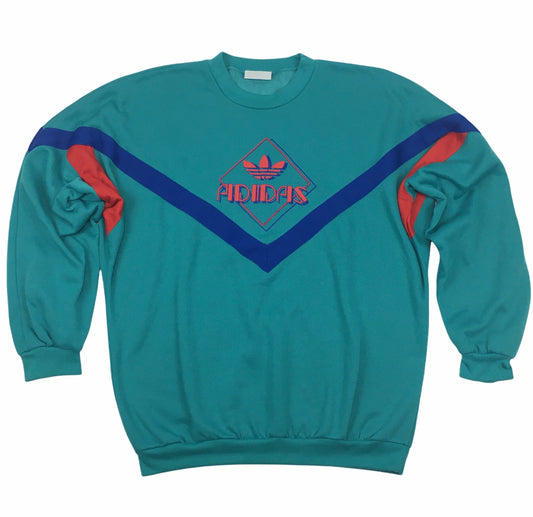 0608 Adidas Vintage 90s Logo Sweater