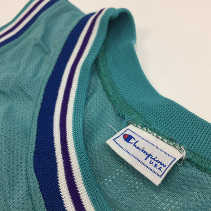 0274 Champion Vintage Charlotte Hornets Johnson Jersey