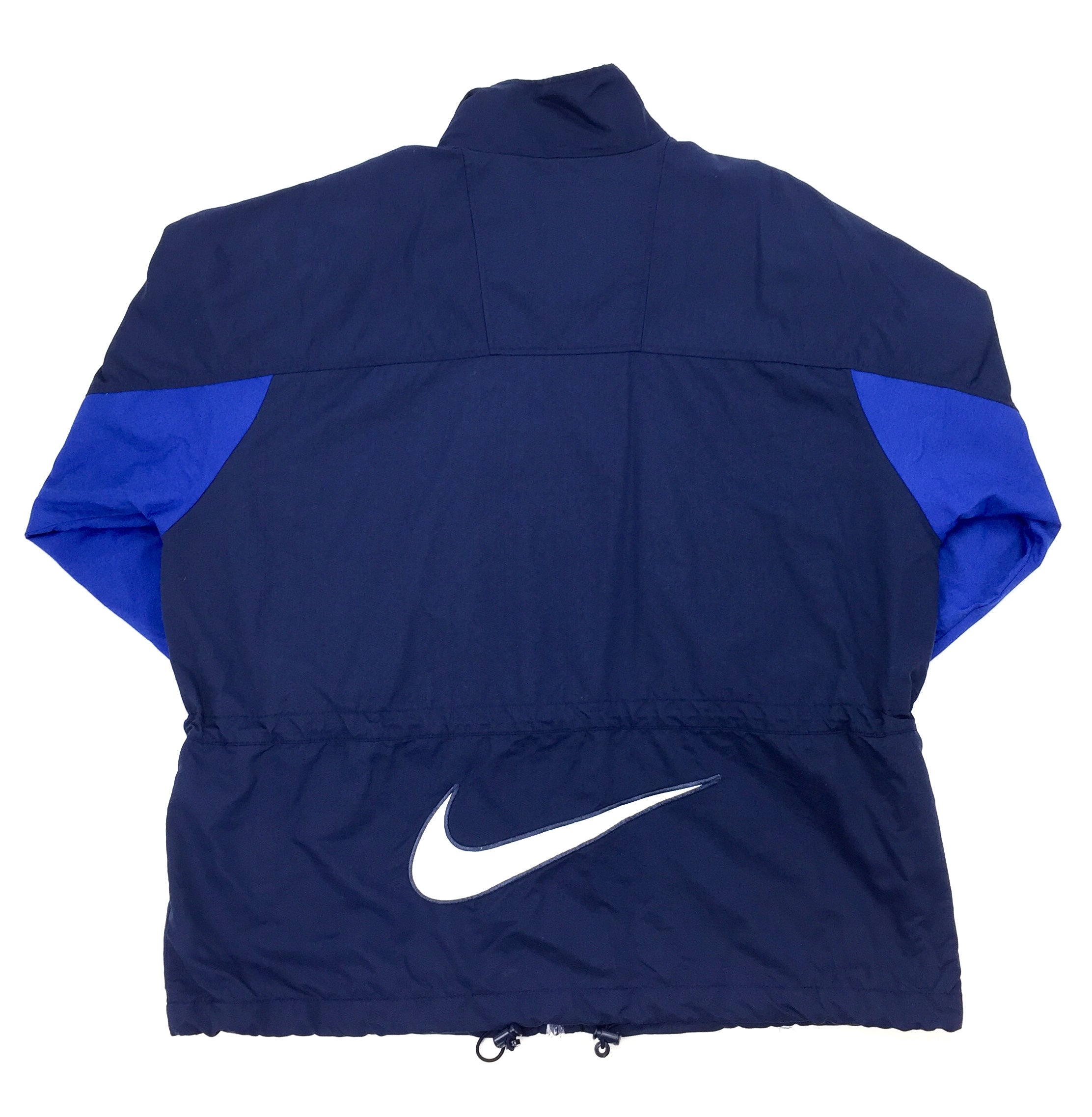 VINTAGE NIKE BIG SWOOSH WINDBREAKER JACKET 1990s SIZE XL DEADSTOCK –  Vintage rare usa