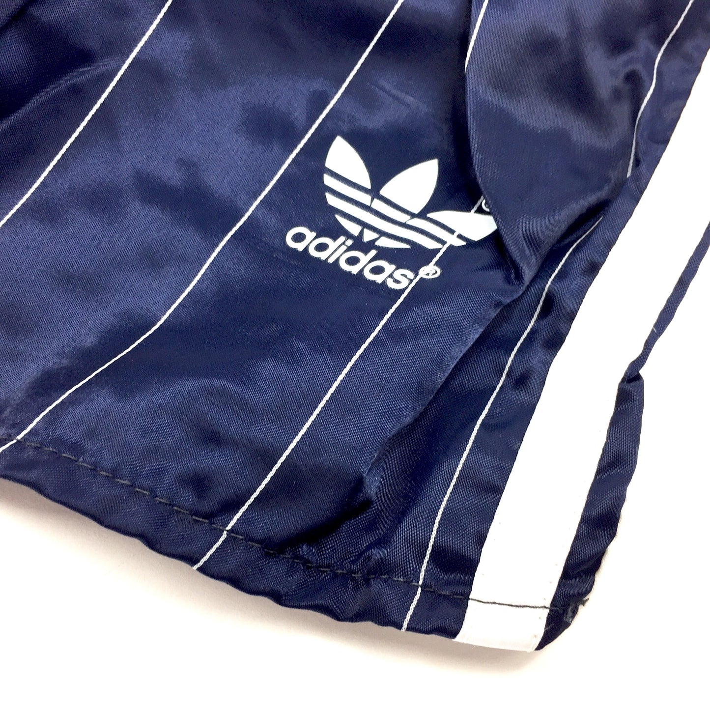 0486 Adidas Vintage 80s Shiny Track Shorts