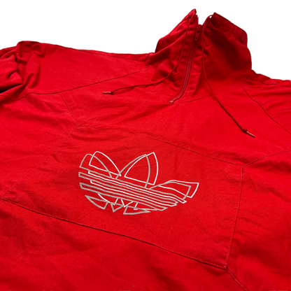 01289 Adidas Vintage 80s 1/4 Zip Windbreaker