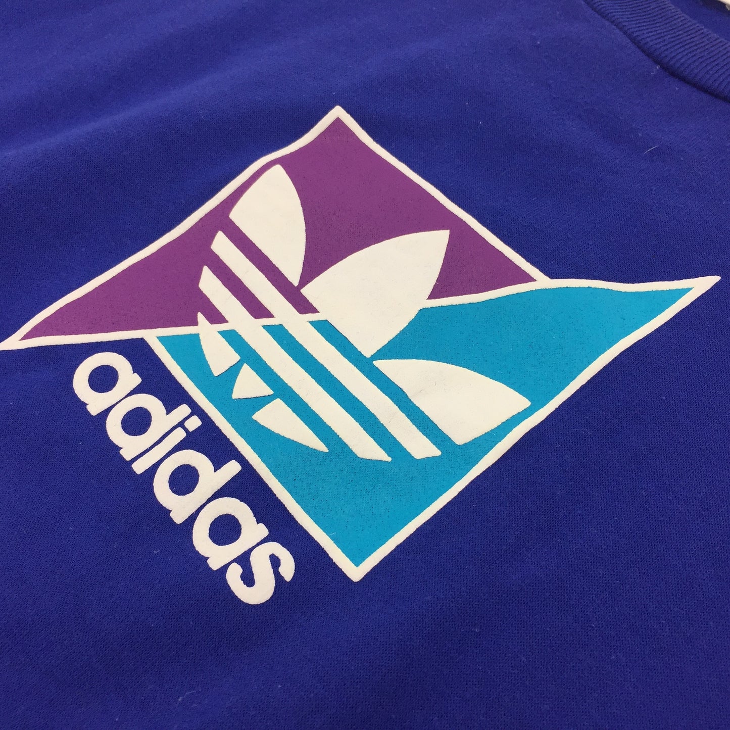 0546 Adidas Vintage 90s Logo Sweater