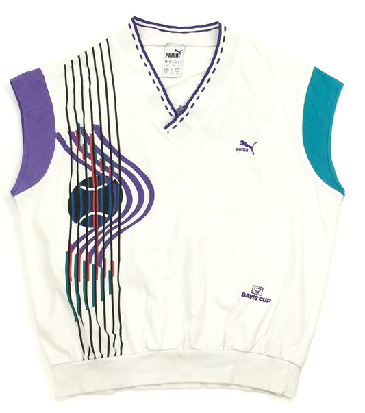 0397 Puma Vintage Davis Cup Tennis Vest