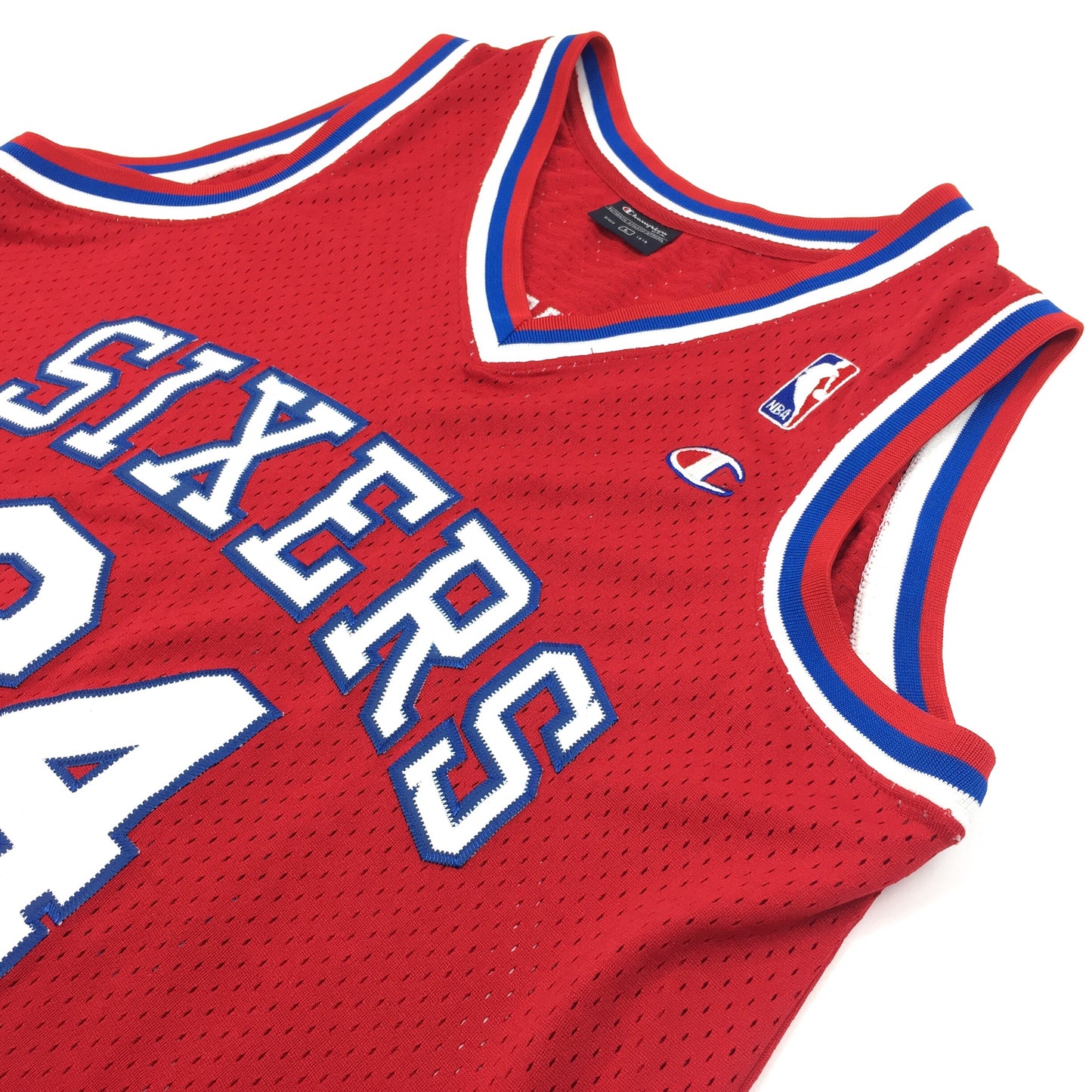 0327 Champion Vintage Philadelphia 76ers Jones Jersey