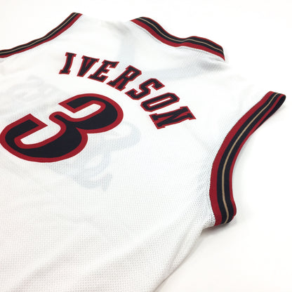 0398 Champion Vintage Philadelphia 76ers Iverson Jersey