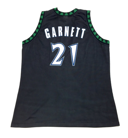 0292 Champion Vintage Minnesota Timberwolves Garnette Jersey