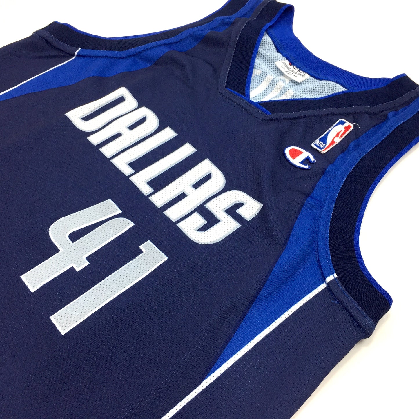 0430 Champion Vintage Dallas Mavericks Nowitzki Jersey