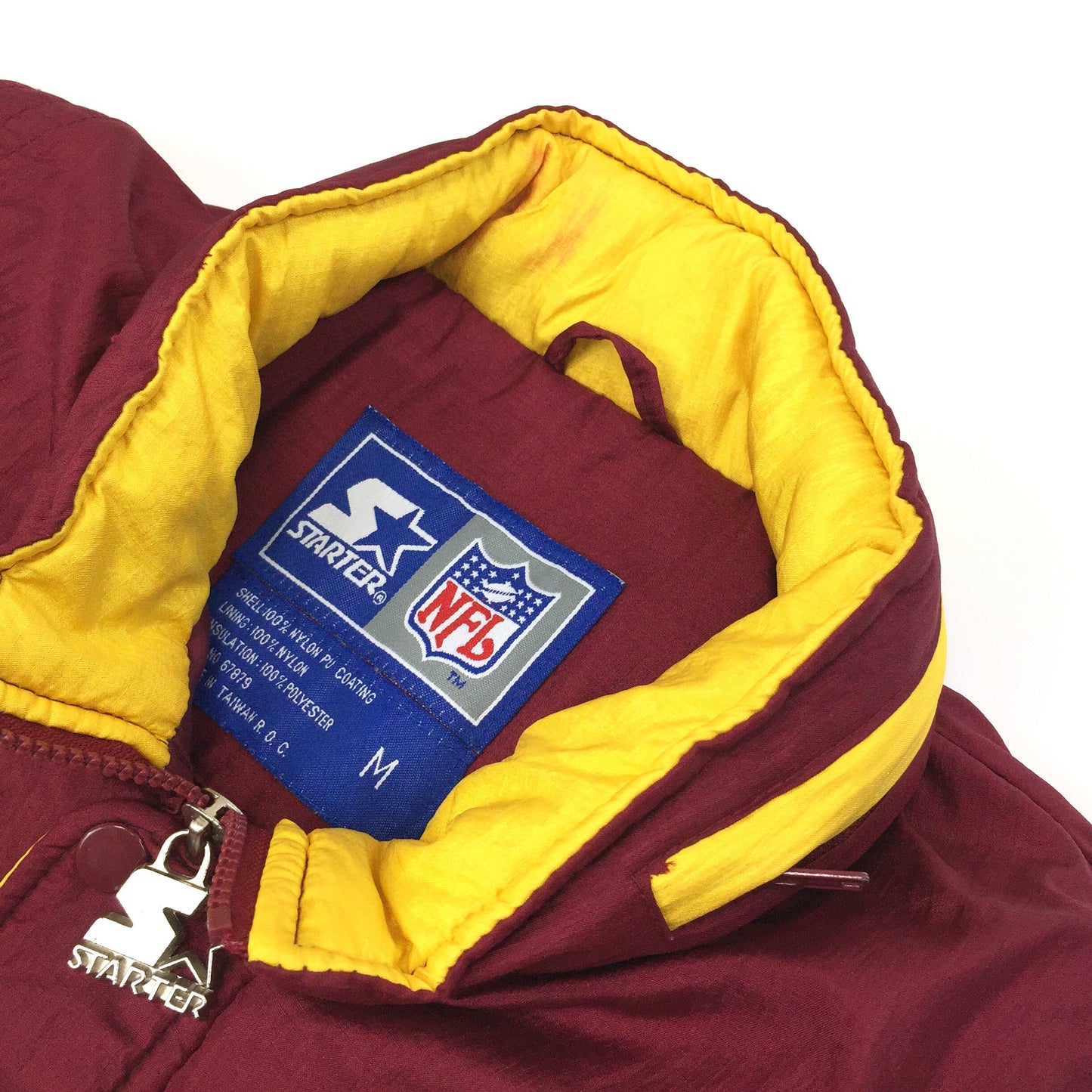 0315 Starter Vintage Redskins Team Jacket