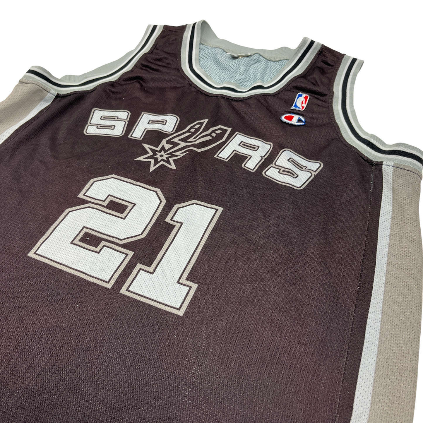 01194 Champion Tim Duncan Basketball Jersey