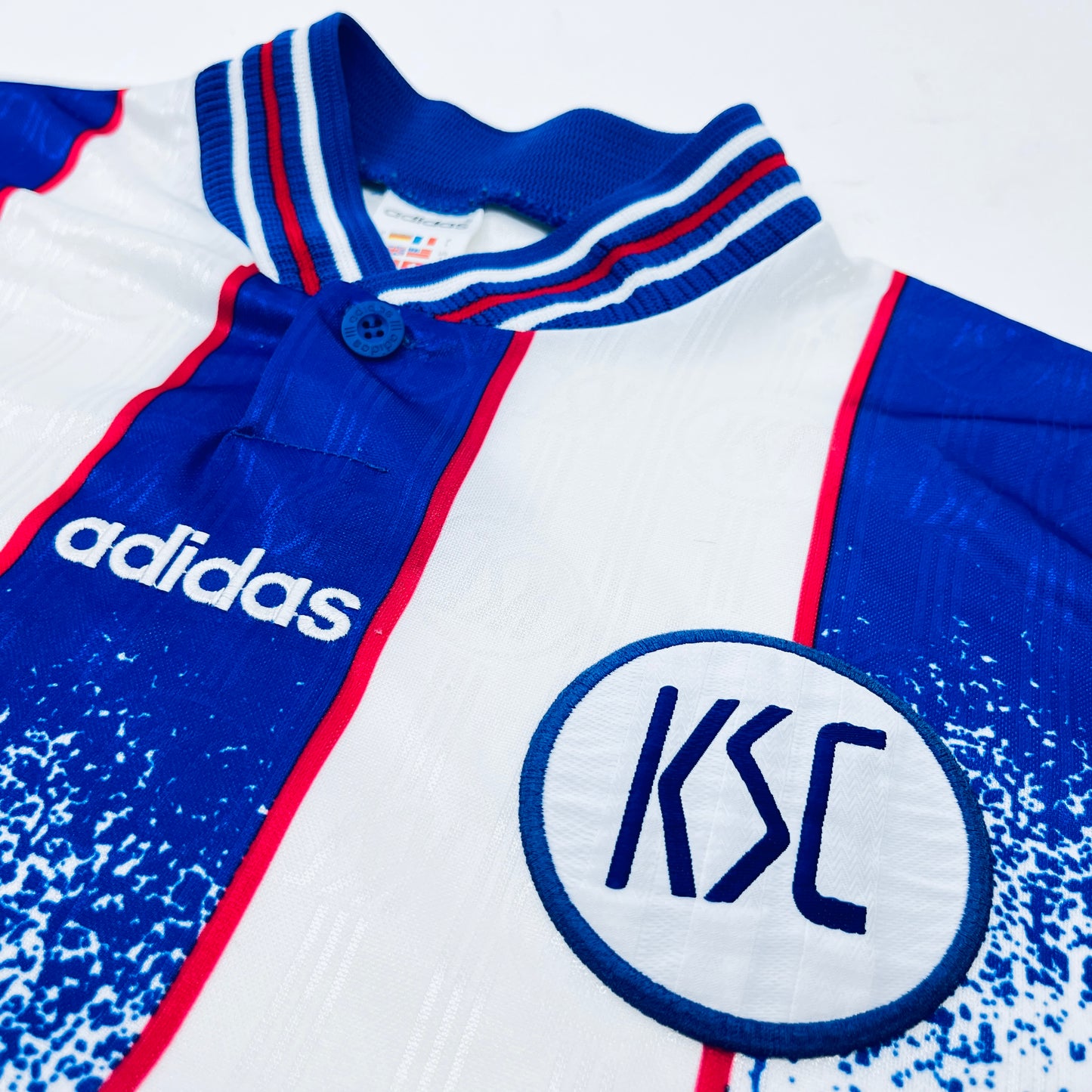 01044 Adidas Vintage KSC Karlsruhe SC 97/98 Home Jersey