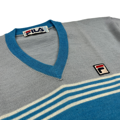 01366 Fila 80s Tennis Knitted Sweater