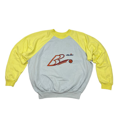 0973 Ellesse Vintage 80s Boris Becker Tennis Sweater