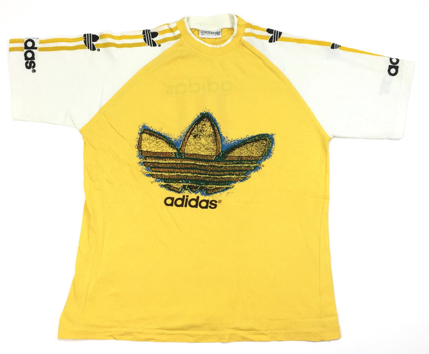 0257 Adidas Vintage Bootleg Big Logo T-Shirt