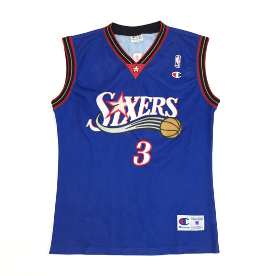 0151 Champion Iverson Sixers Vintage Jersey