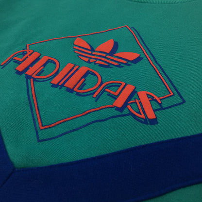 0608 Adidas Vintage 90s Logo Sweater