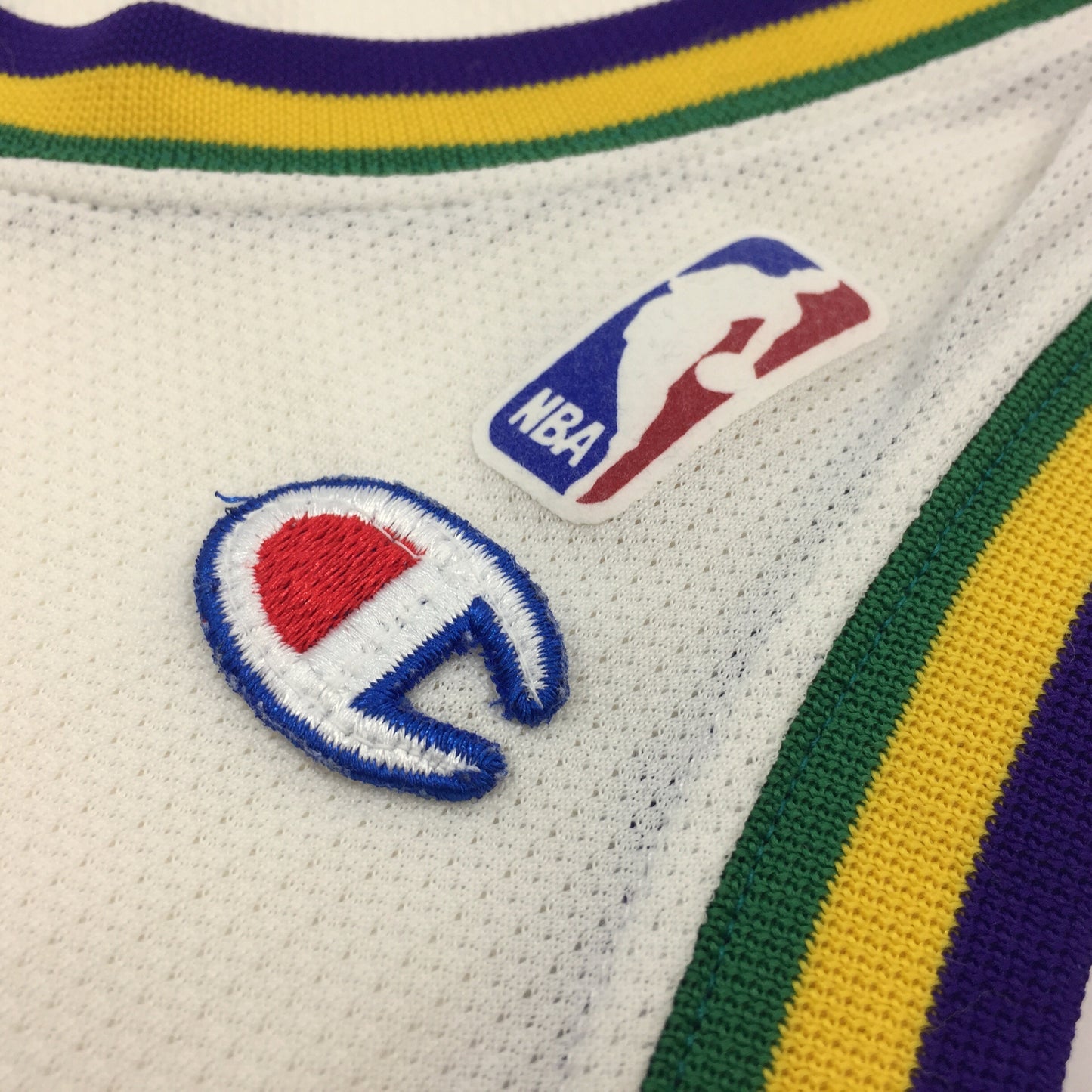 0377 Champion Vintage Utah Jazz Malone Jersey