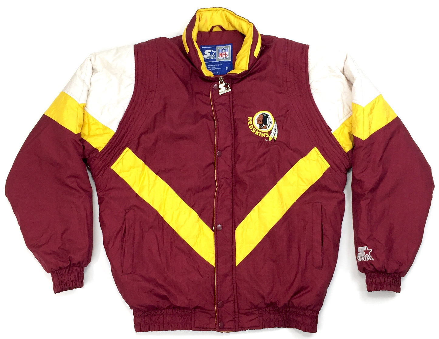 0315 Starter Vintage Redskins Team Jacket