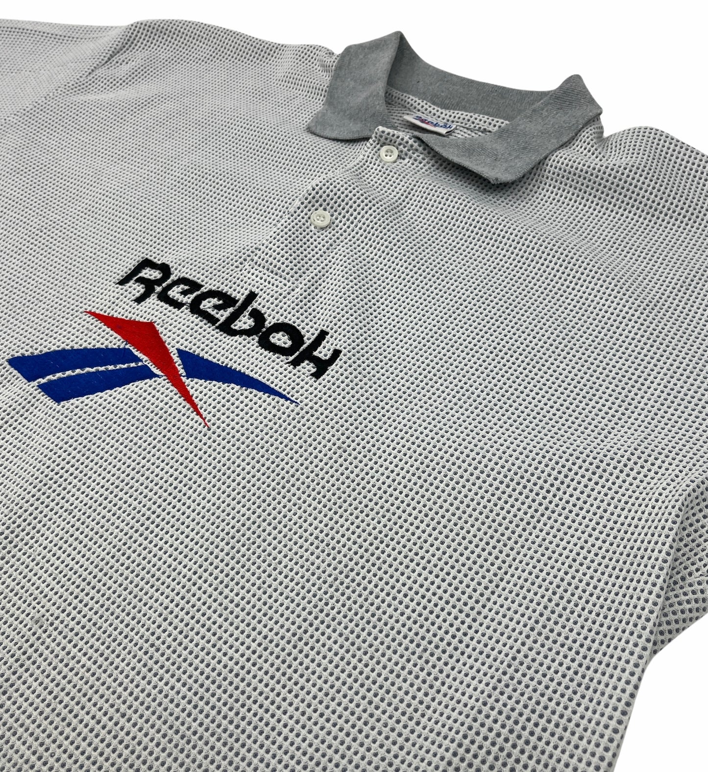 0673 Reebok Vintage 90s Bootleg Poloshirt