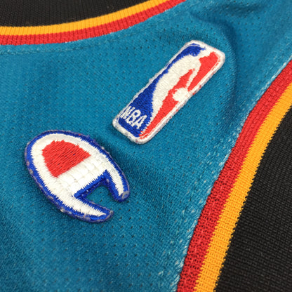 0329 Champion Vintage Detroit Pistons Hill Jersey