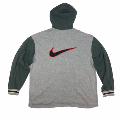 0602 Nike Vintage 90s Big Swoosh 1/4 Zip Hoodie