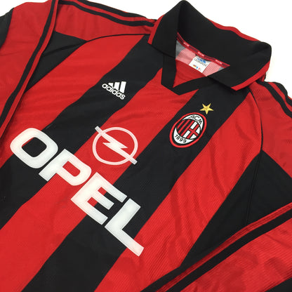 0502 Adidas Vintage AC Milan Soccer Jersey 98/99 Home