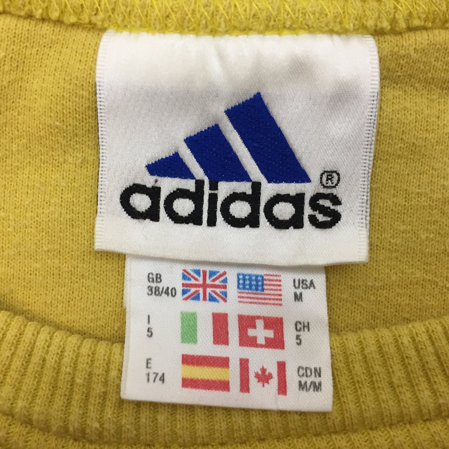 0182 Adidas Vintage Big Logo Sweater