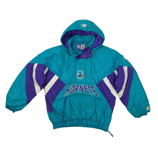 01045 Starter Vintage Charlotte Hornets Basketball Jacket