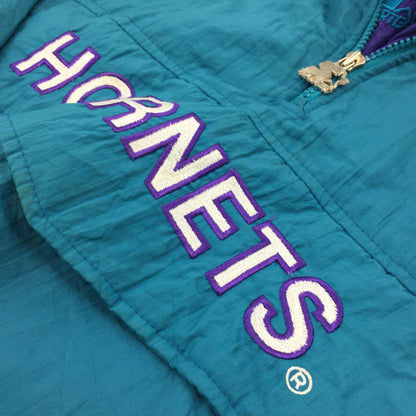 0575 Starter Vintage 90s Charlotte Hornets Basketball Coach Jacket