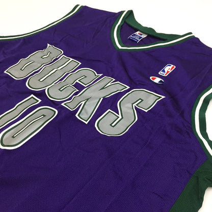 0237 Champion Milwaukee Bucks Cassell Basketball Jersey