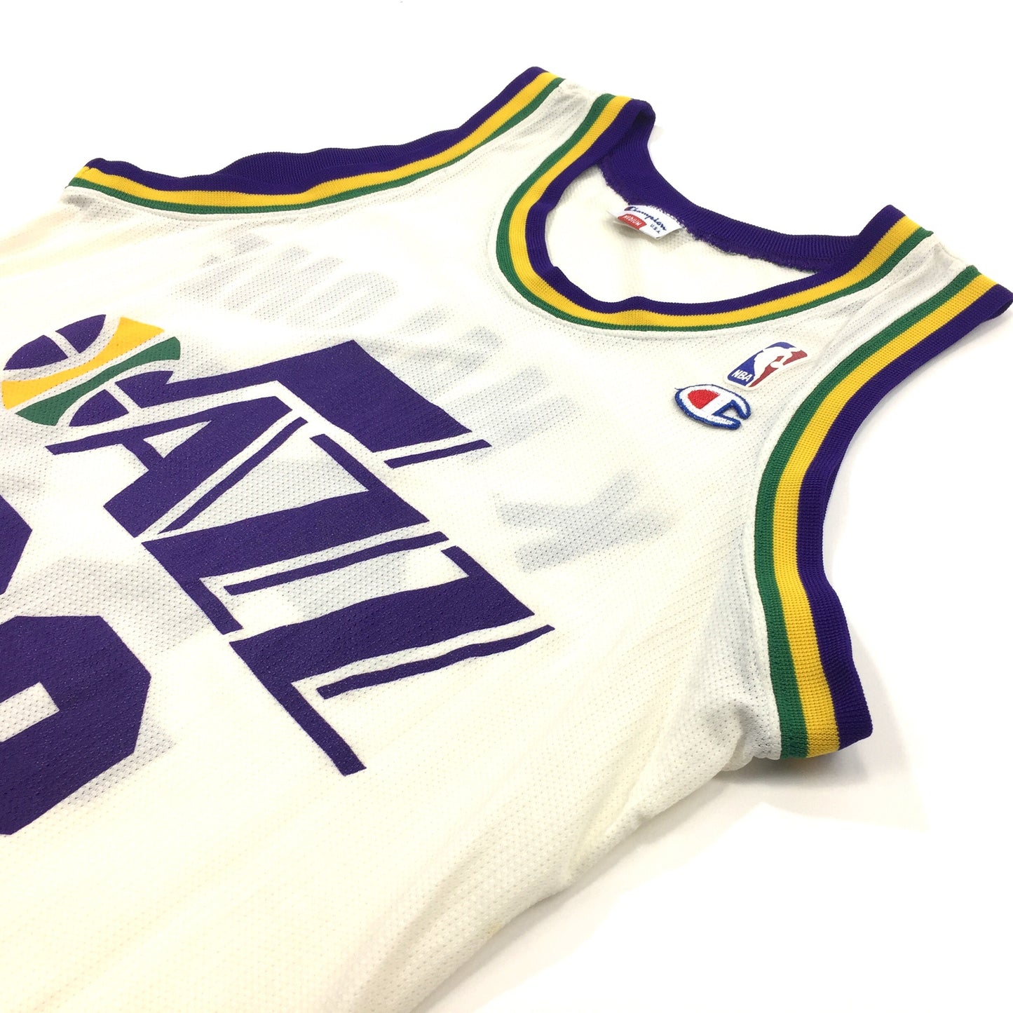 0377 Champion Vintage Utah Jazz Malone Jersey