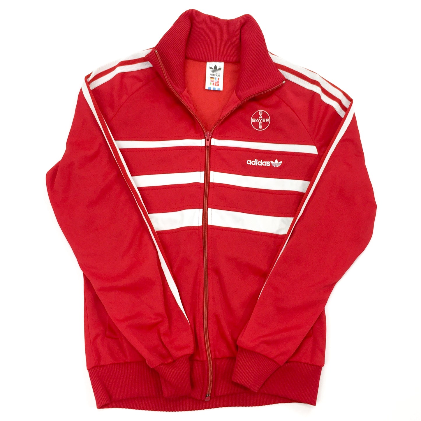 0512 Adidas Vintage Bayer 04 Leverkusen 86/87 Tracktop