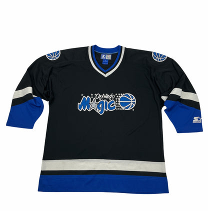 0685 Starter Vintage Orlando Magic Longsleeve Jersey