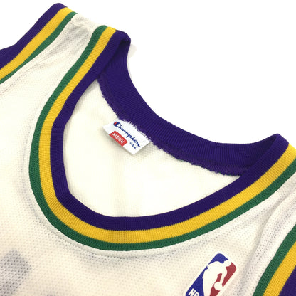 0377 Champion Vintage Utah Jazz Malone Jersey