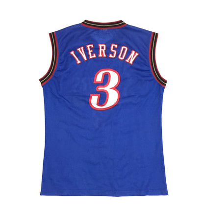 0151 Champion Iverson Sixers Vintage Jersey