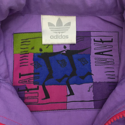 0178 Adidas Vintage Qarter-Zip Speed Jacket