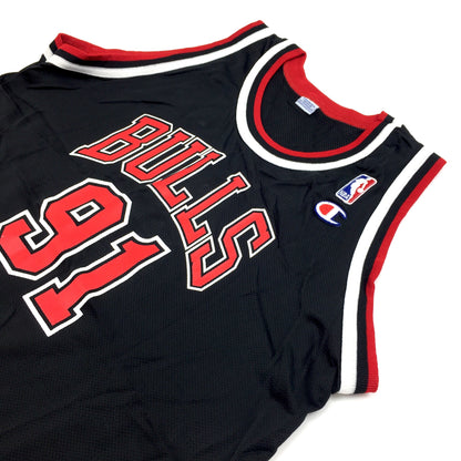 0290 Champion Vintage Chicago Bulls Rodman Jersey