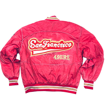 0641 Campri 80s Vintage San Francisco 49ers Football College Jacket