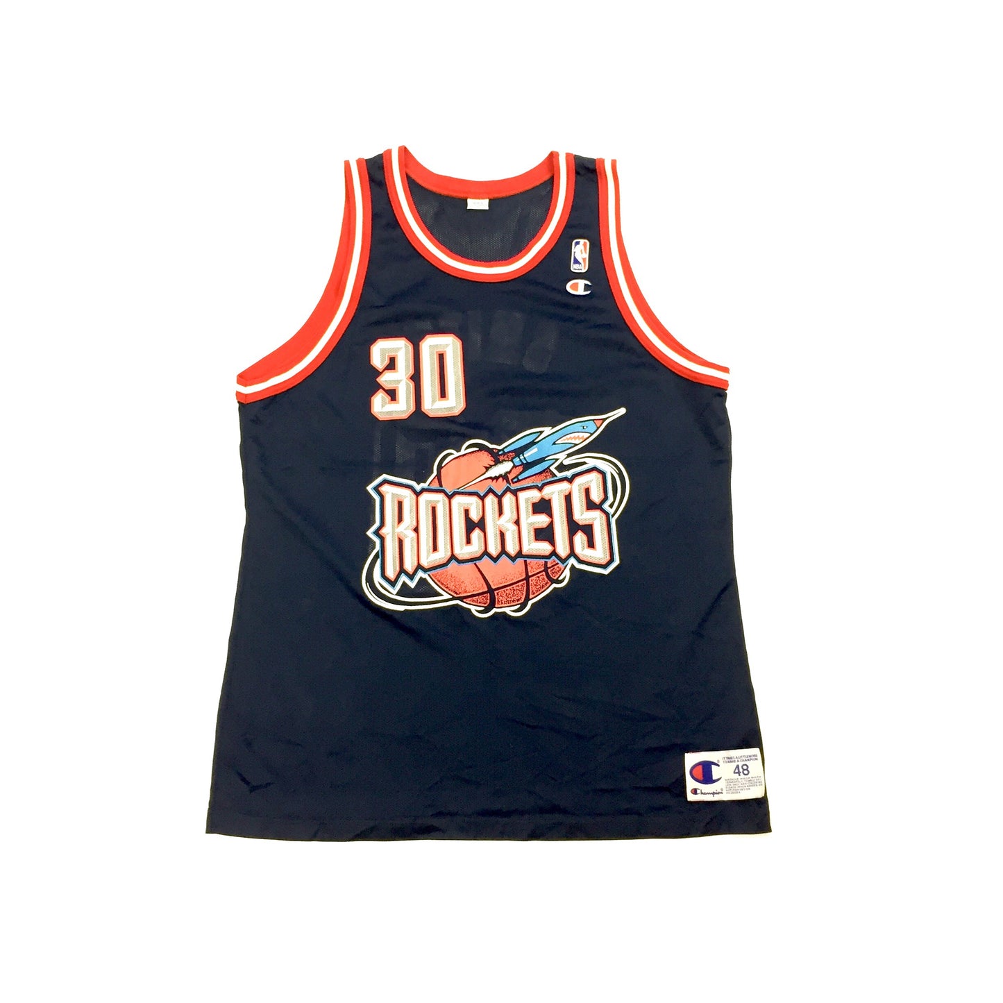 0278 Champion Vintage Houston Rockets Smith Jersey