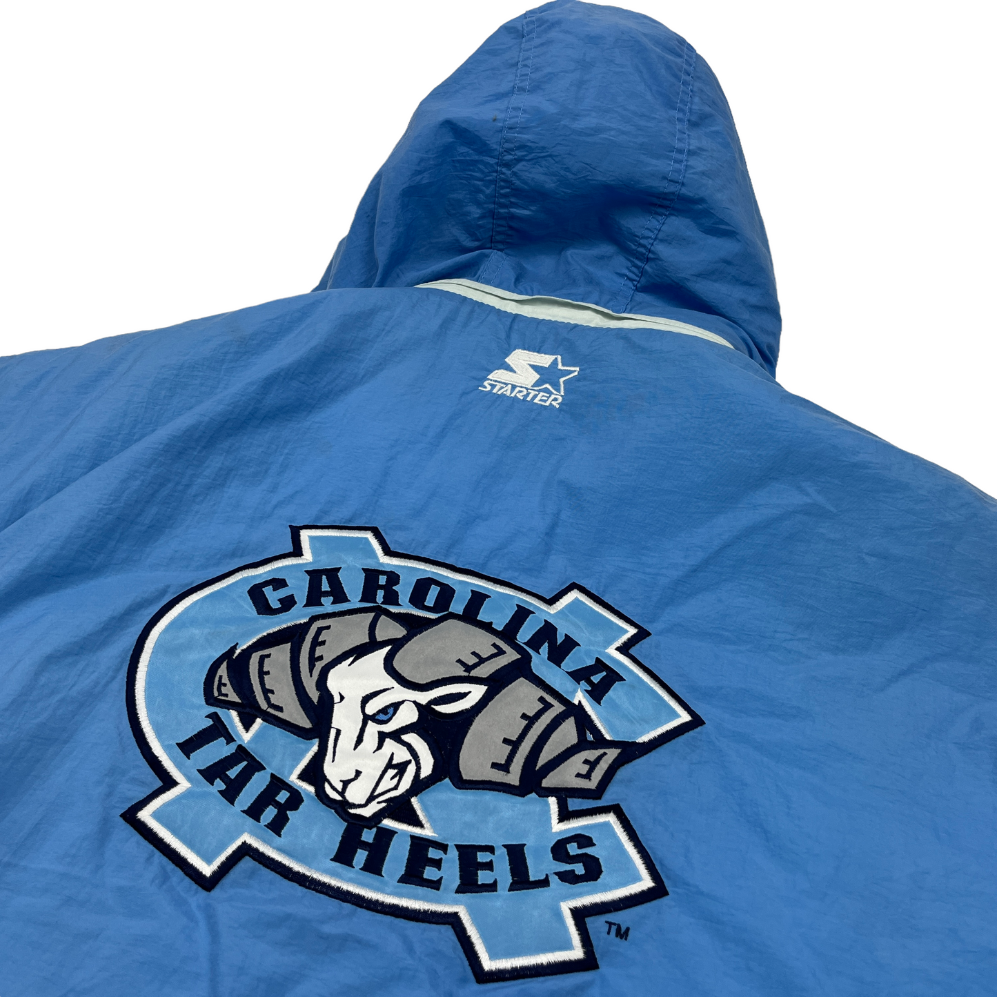 01190 Starter Vintage North Carolina Tar Heels Football Coachjacket