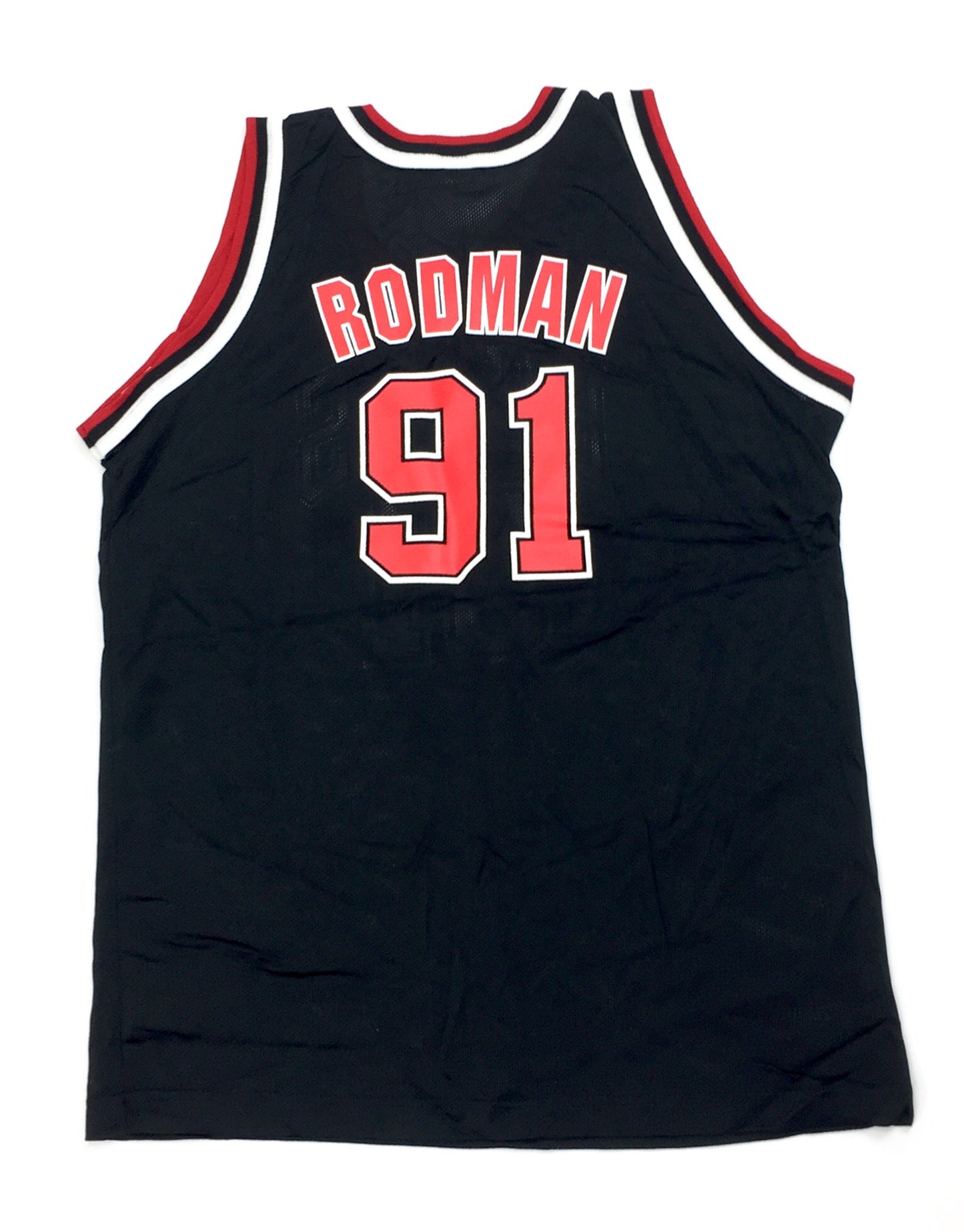 0290 Champion Vintage Chicago Bulls Rodman Jersey