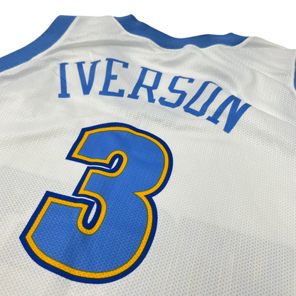 01014 Champion Vintage Allen Iverson Denver Nuggets Jersey