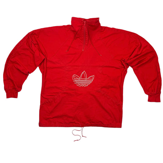 01289 Adidas Vintage 80s 1/4 Zip Windbreaker