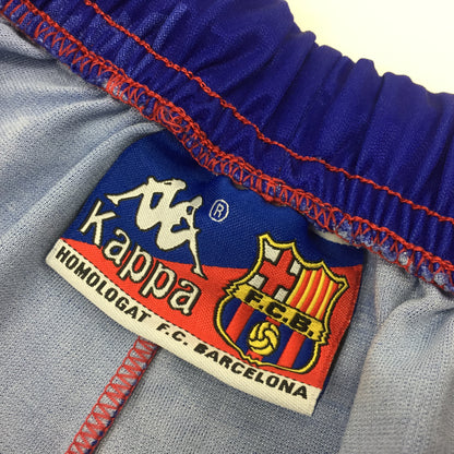 0525 Kappa Vintage 97/98 Home FC Barcelona Trackshorts