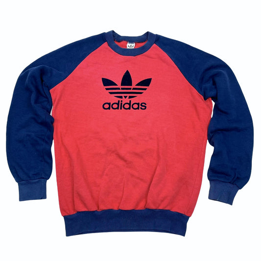 0618 Adidas Vintage 80s Logo Sweater