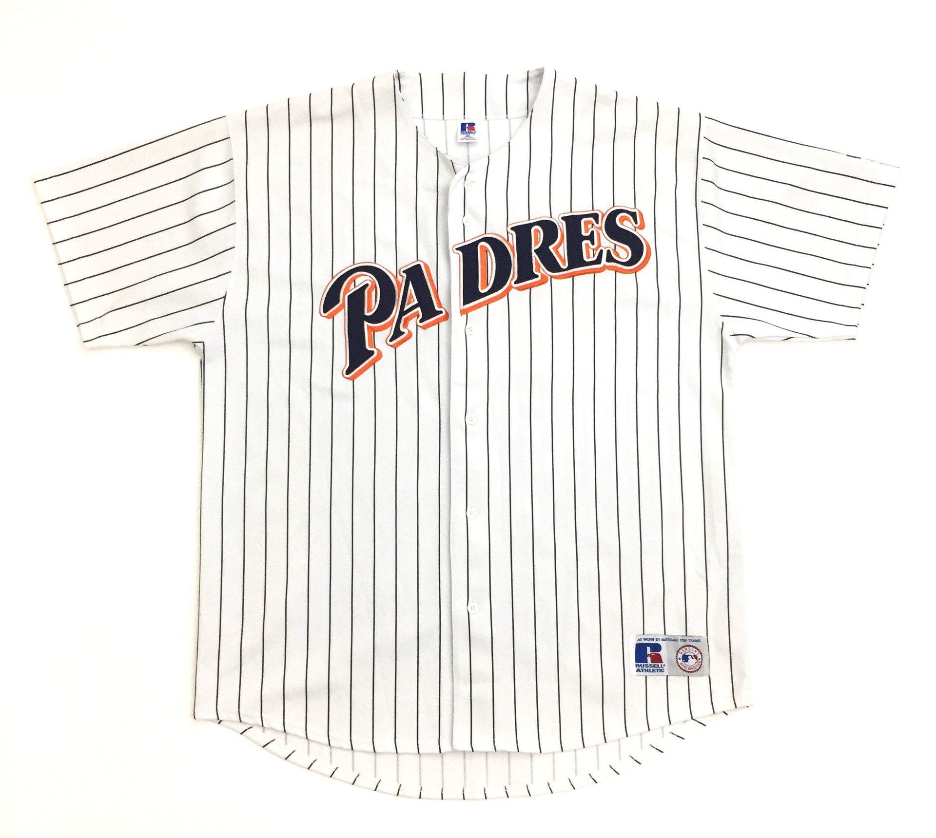 Russell Athletic, Shirts, Authentic Padres Navy Jersey