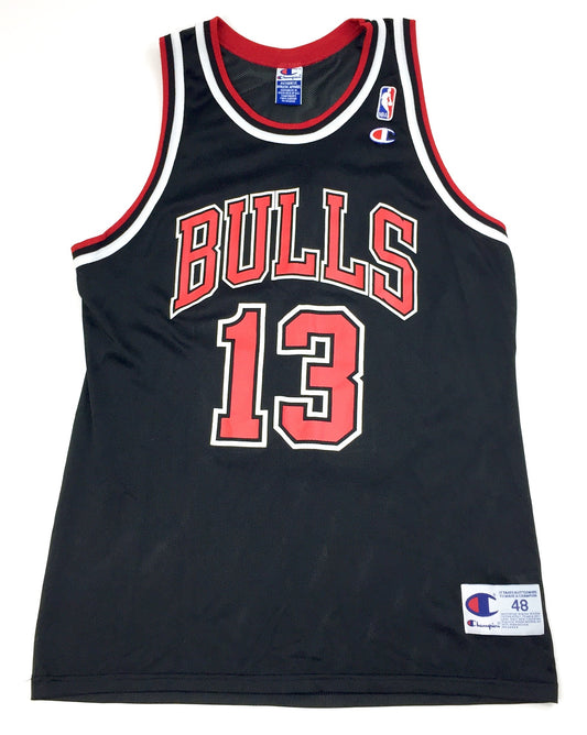 0345 Champion Vintage Chicago Bulls Longley Jersey