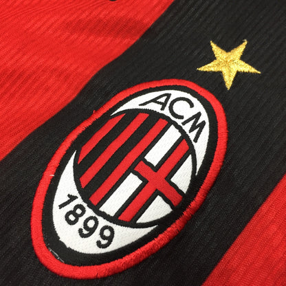 0502 Adidas Vintage AC Milan Soccer Jersey 98/99 Home