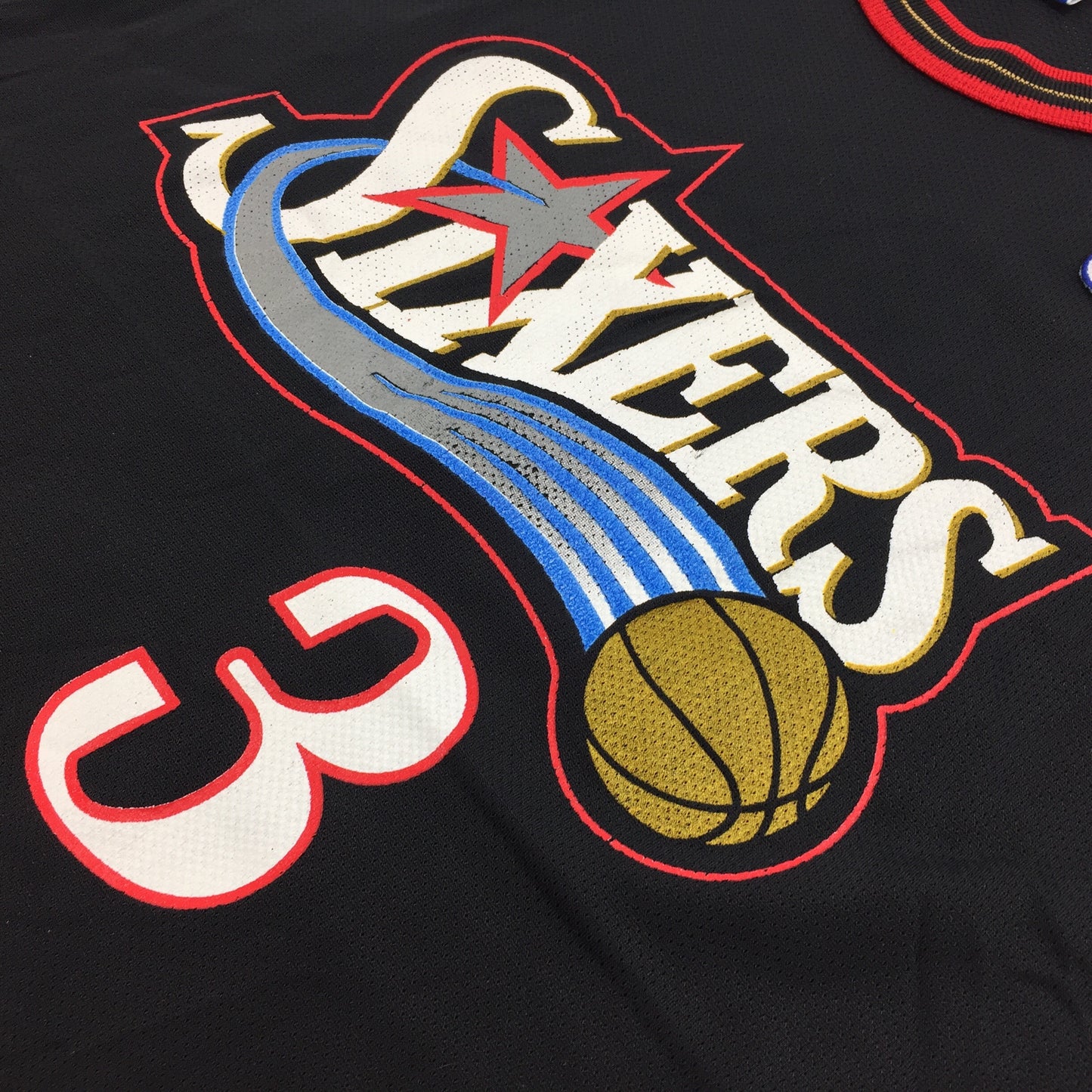 0404 Champion Vintage Philadelphia 76ers Iverson Jersey