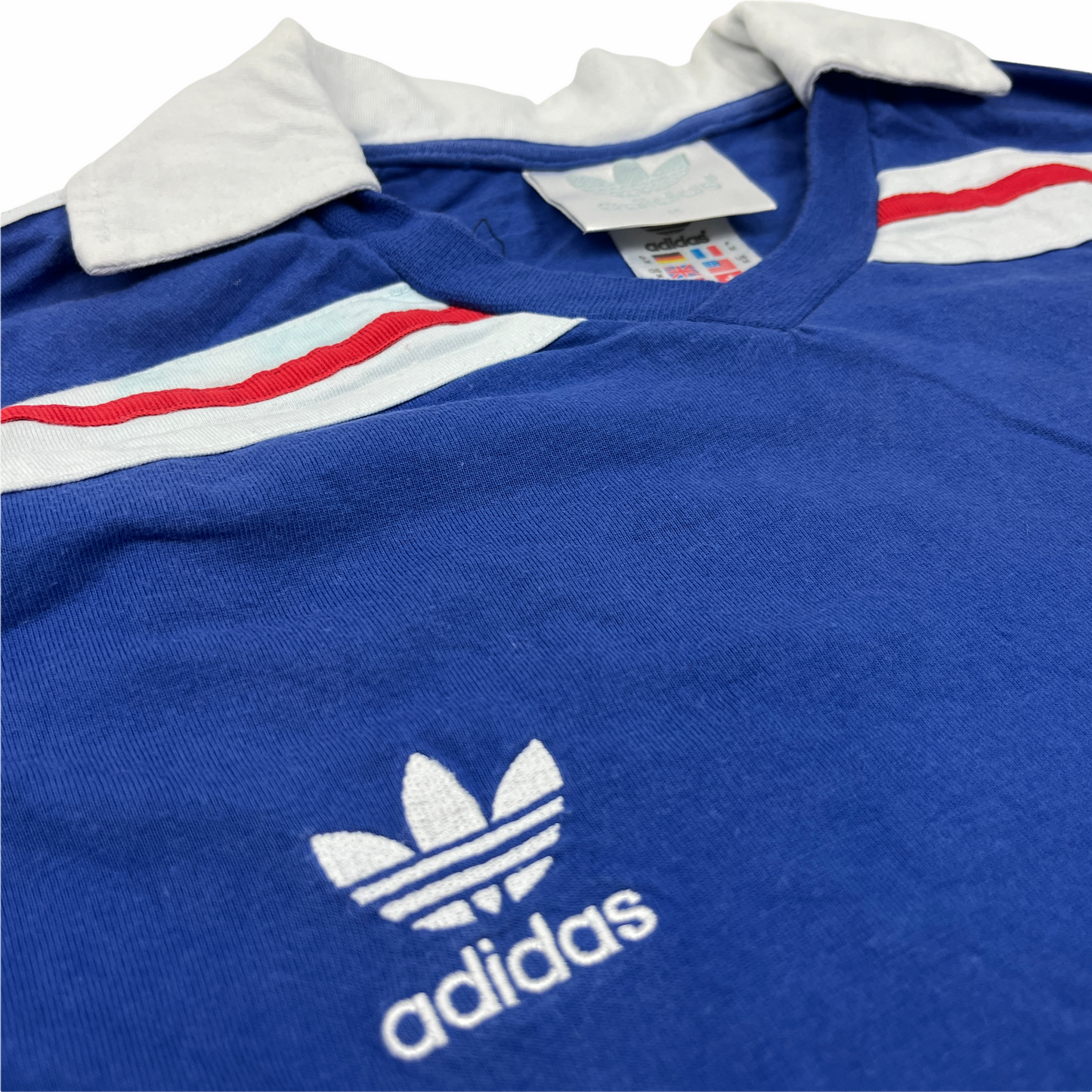 0747 Adidas Vintage France National Team 1986 Jersey