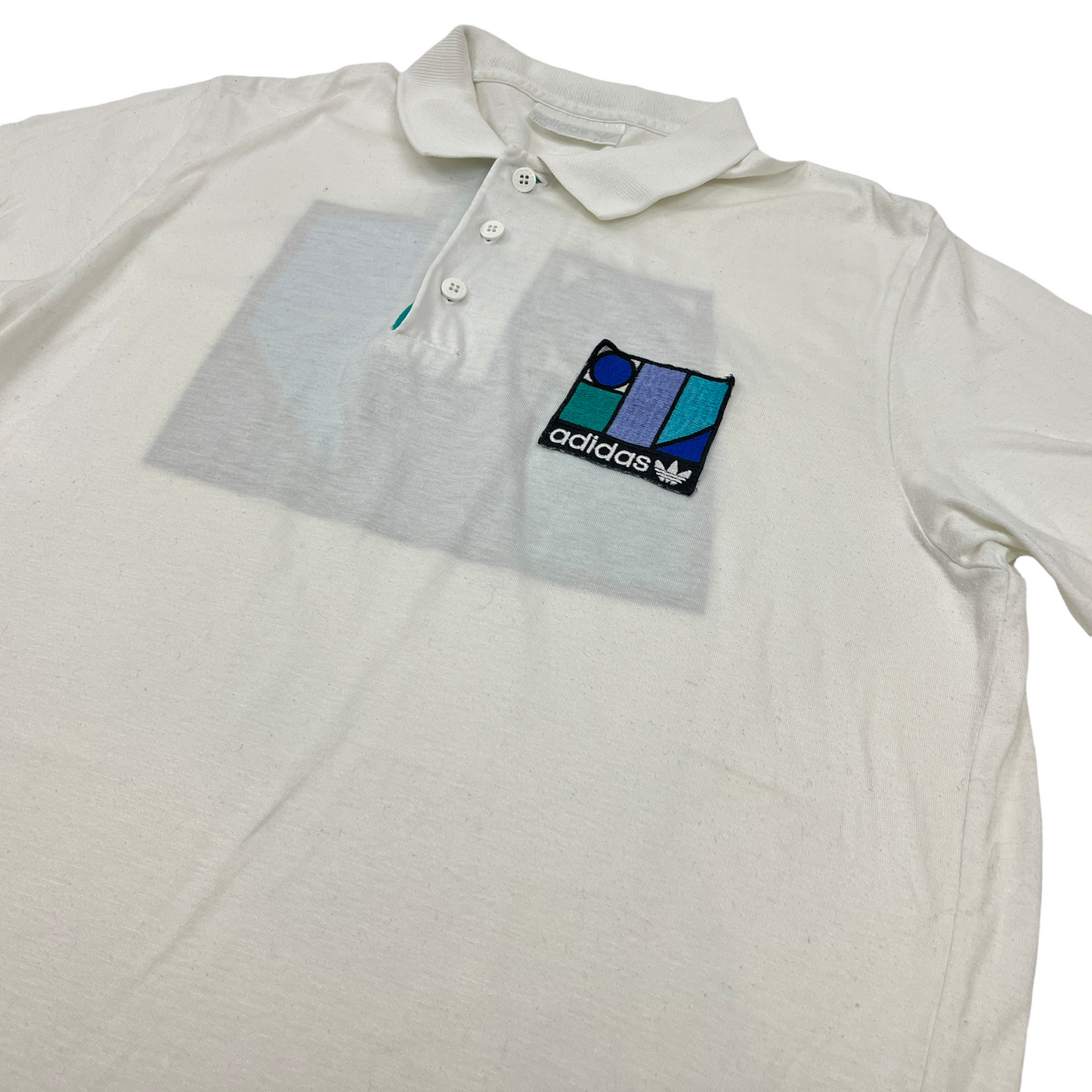 0945 Adidas Vintage 80s Ivan Lendl Tennis Poloshirt